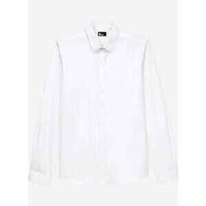 The Kooples Men’s Smart Twill Shirt White Medium • Classic Button-Down • NWT